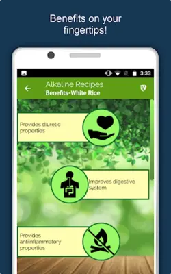 Alkaline Diet Recipes  Weight android App screenshot 0